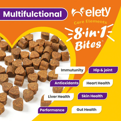 helety Pet 8-In-1 Complex Vitamin, 14 In-1 Multi-Element Phospholipid Formula Dog Vitamin