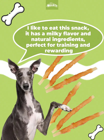 helety Pet Snacks-Chicken Or Duck Cowhide Grinding Stick