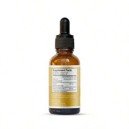Bella Natural D3 K2 Drops Organic MCT Oil 50ml Supplement For Daily Health Needs, Free Shipping, Foe Women, For Men