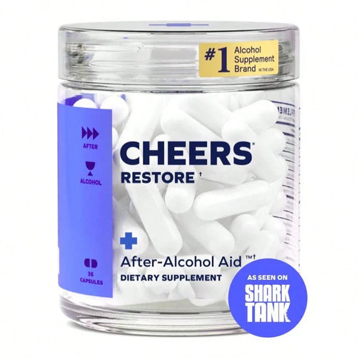 Cheers Restore | Supplement With DHM + L-Cysteine | 12 Doses | 36 Ct,  For Men And Women, Healthy Care