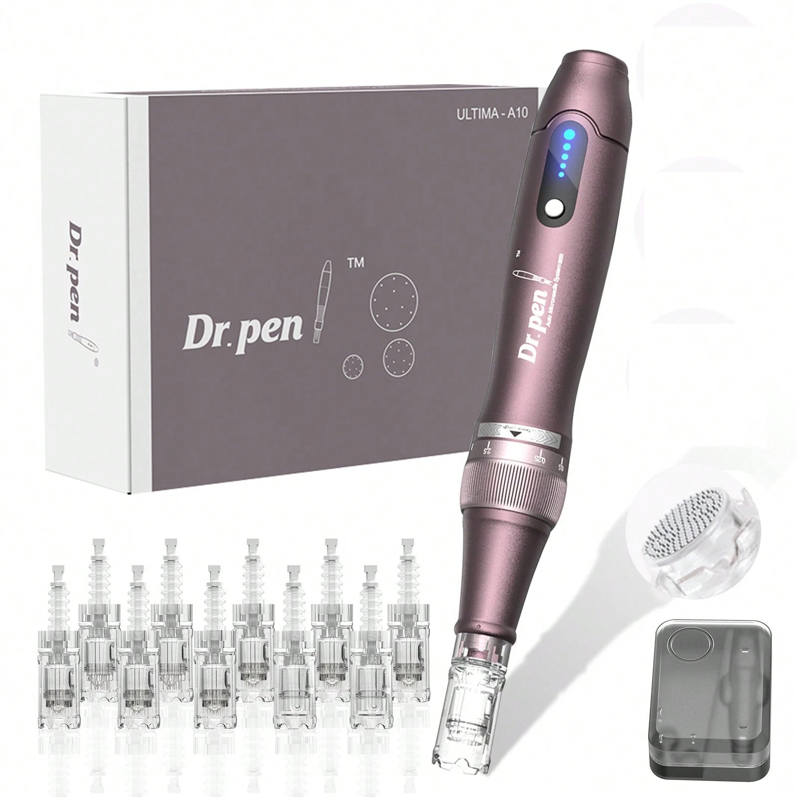 Dr.Pen A10 Pen - Care Tool Kit With 10PCS 0.25MM Replacement Cartridges