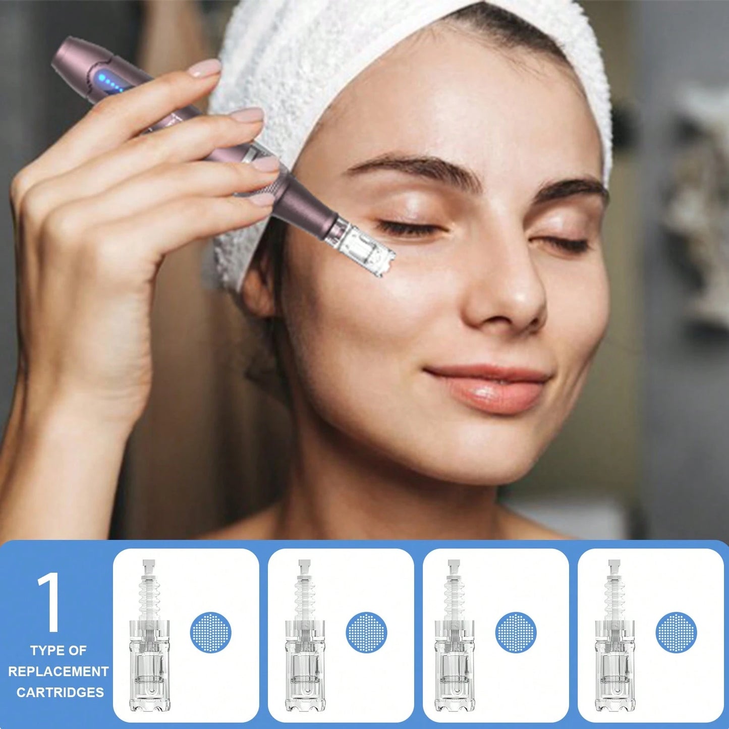 Dr.Pen A10 Pen - Care Tool Kit With 10PCS 0.25MM Replacement Cartridges