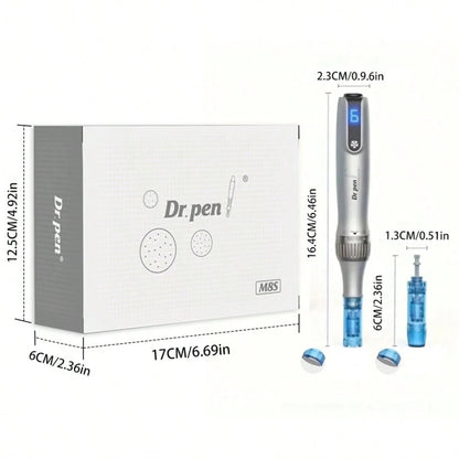 Dr.Pen M8S Pen - Mcro Pen For Body - Care Tool Kit With 10PCS (0.25MM) Replacement Cartridges