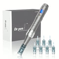 Dr.pen Dr. Pen M8 Skincare Pen Kit - Wireless Ultima M8 Derma Roller With 22pcs Cartridges For Face Body Hair Care, Professional Beauty Skin Device(10pcs Nano,10pcs 42pin, 2pcs16pin Cartridges)