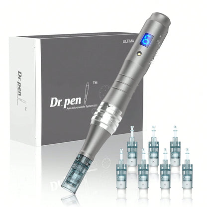 Dr.pen Dr. Pen M8 Skincare Pen Kit - Wireless Ultima M8 Derma Roller With 22pcs Cartridges For Face Body Hair Care, Professional Beauty Skin Device(10pcs Nano,10pcs 42pin, 2pcs16pin Cartridges)
