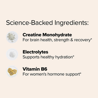 Flo Women’s Daily Creatine + Electrolytes Powder